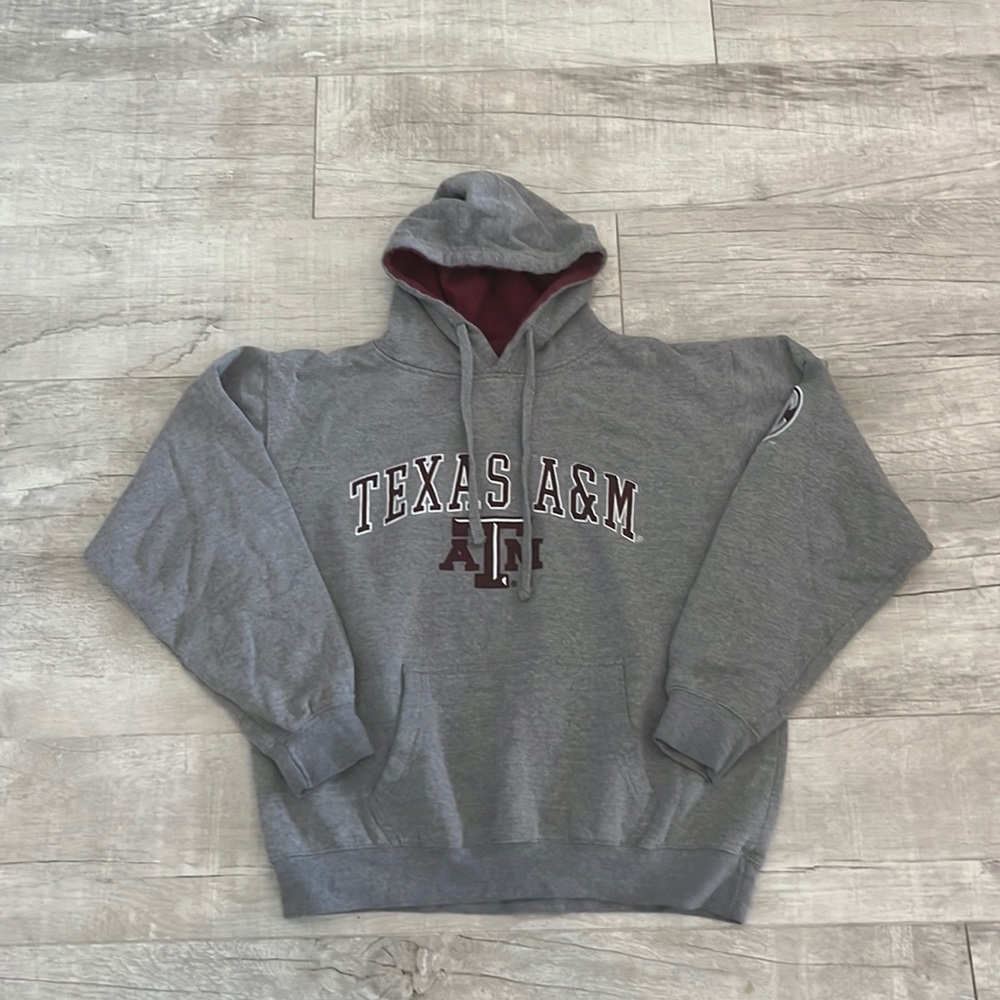 Texas A&M Hoodie‎ Size: M Color: Grey Embroidered
